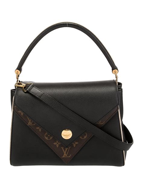 louis vuitton monogram double v black